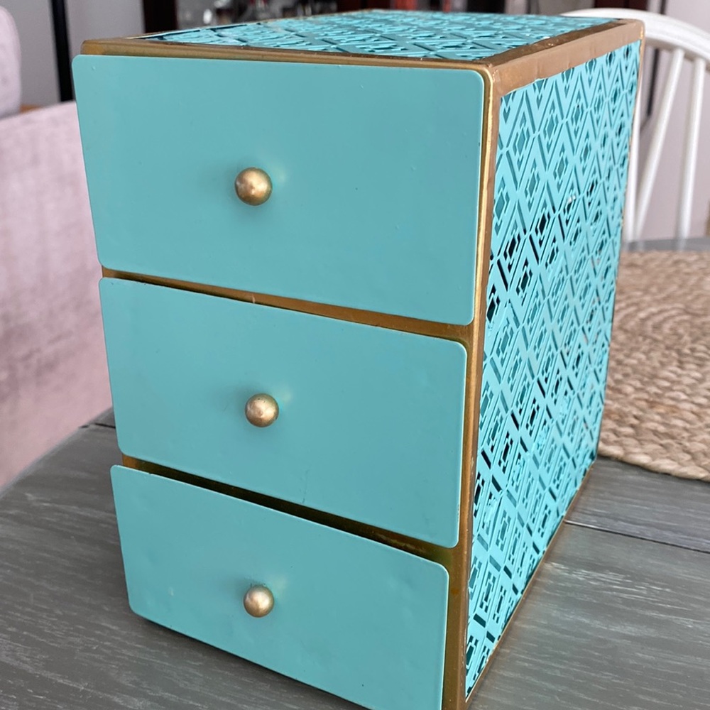 Decorative Desk Storage Bin